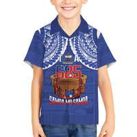 Toa Samoa Rugby Family Matching Off The Shoulder Long Sleeve Dress and Hawaiian Shirt 685 Pride Tanoa Ula Fala - Polynesian Pride