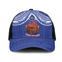 Toa Samoa Rugby Mesh Trucker Cap 685 Pride Tanoa Ula Fala LT14 One Size Black Blue - Polynesian Pride