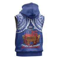 Toa Samoa Rugby Sleeveless Zip Hoodie 685 Pride Tanoa Ula Fala LT14 - Polynesian Pride