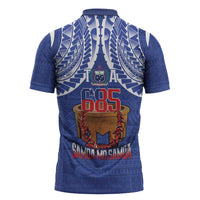 Toa Samoa Rugby Zipper Polo Shirt 685 Pride Tanoa Ula Fala - Polynesian Pride