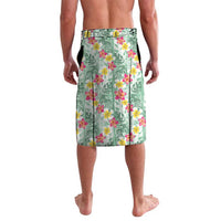 Menthol Green Aloha Hawaii Tiki Lavalava Tropical Plumeria - Seamless Style LT14 - Polynesian Pride