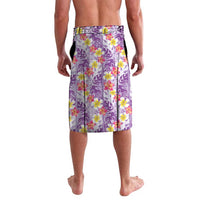Lush Lilac Aloha Hawaii Tiki Lavalava Tropical Plumeria - Seamless Style LT14 - Polynesian Pride