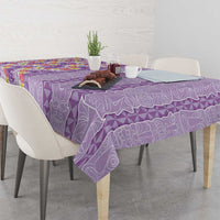 Lush Lilac Aloha Hawaii Tiki Tablecloth Tropical Plumeria - Seamless Style LT14 - Polynesian Pride