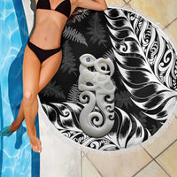 Aotearoa Manaia NZ Maori Silver Fern Beach Blanket LT14 - Polynesian Pride