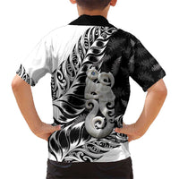 Aotearoa Manaia NZ Maori Silver Fern Hawaiian Shirt LT14 - Polynesian Pride