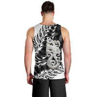Aotearoa Manaia NZ Maori Silver Fern Men Tank Top LT14 - Polynesian Pride