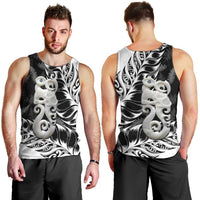 Aotearoa Manaia NZ Maori Silver Fern Men Tank Top LT14 - Polynesian Pride