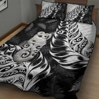 Aotearoa Manaia NZ Maori Silver Fern Quilt Bed Set LT14 - Polynesian Pride