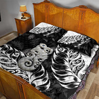 Aotearoa Manaia NZ Maori Silver Fern Quilt Bed Set LT14 - Polynesian Pride