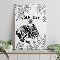 Custom New Zealand Kiwi Football Canvas Wall Art Aotearoa Silver Fern LT14 - Polynesian Pride