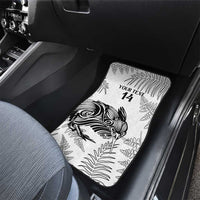 Custom New Zealand Kiwi Football Car Mats Aotearoa Silver Fern LT14 - Polynesian Pride