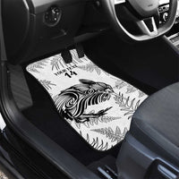Custom New Zealand Kiwi Football Car Mats Aotearoa Silver Fern LT14 - Polynesian Pride