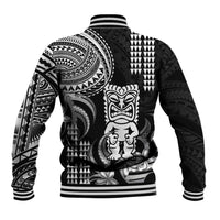 Hawaii Ku God Baseball Jacket Kakau Mix Polynesian Tattoo LT14 - Polynesian Pride