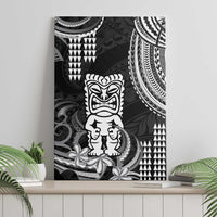 Hawaii Ku God Canvas Wall Art Kakau Mix Polynesian Tattoo LT14 - Polynesian Pride