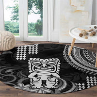 Hawaii Ku God Round Carpet Kakau Mix Polynesian Tattoo LT14 - Polynesian Pride