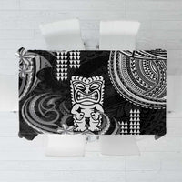 Hawaii Ku God Tablecloth Kakau Mix Polynesian Tattoo LT14 Black - Polynesian Pride