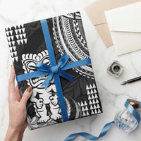 Hawaii Ku God Wrapping Paper Kakau Mix Polynesian Tattoo LT14 - Polynesian Pride