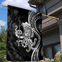 Black Hawaii Kanaloa God Garden Flag Hawaiian Octopus LT14 - Polynesian Pride