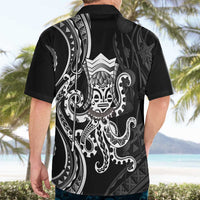 Black Hawaii Kanaloa God Hawaiian Shirt Hawaiian Octopus LT14 - Polynesian Pride