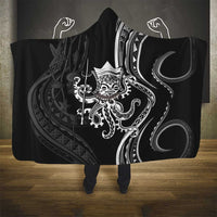 Black Hawaii Kanaloa God Hooded Blanket Hawaiian Octopus LT14 - Polynesian Pride