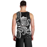 Black Hawaii Kanaloa God Men Tank Top Hawaiian Octopus LT14 - Polynesian Pride