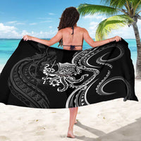 Black Hawaii Kanaloa God Sarong Hawaiian Octopus