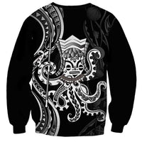 Black Hawaii Kanaloa God Sweatshirt Hawaiian Octopus LT14 - Polynesian Pride