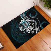 Turquoise Hawaii Kanaloa God Rubber Doormat Hawaiian Octopus LT14 - Polynesian Pride