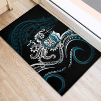 Turquoise Hawaii Kanaloa God Rubber Doormat Hawaiian Octopus LT14 - Polynesian Pride