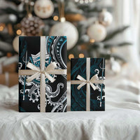Turquoise Hawaii Kanaloa God Wrapping Paper Hawaiian Octopus LT14 - Polynesian Pride
