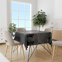 New Zealand ANZAC Day Tablecloth 25th April Silver Fern With Poppy LT14 - Polynesian Pride