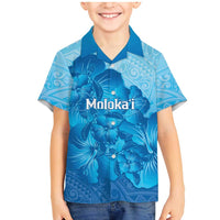 Aloha Hawaii Molokai Island Family Matching Mermaid Dress and Hawaiian Shirt Hibiscus Tribal Honu Hawaiian Tattoo