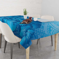Aloha Hawaii Molokai Island Tablecloth Hibiscus Tribal Honu Hawaiian Tattoo