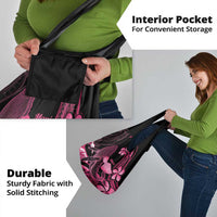 Aloha Hawaii Maui Grocery Bag Valley Isle Humpback Whale Black