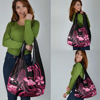 Aloha Hawaii Maui Grocery Bag Valley Isle Humpback Whale Black