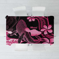 Aloha Hawaii Maui Tablecloth Valley Isle Humpback Whale Black LT14 Black - Polynesian Pride