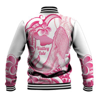 Aloha Hawaii Maui Baseball Jacket Valley Isle Humpback Whale White LT14 - Polynesian Pride