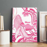 Aloha Hawaii Maui Canvas Wall Art Valley Isle Humpback Whale White LT14 - Polynesian Pride