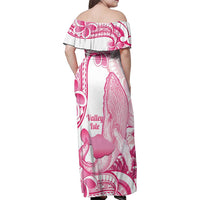 Aloha Hawaii Maui Family Matching Off Shoulder Maxi Dress and Hawaiian Shirt Valley Isle Humpback Whale White