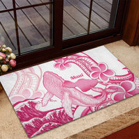 Aloha Hawaii Maui Rubber Doormat Valley Isle Humpback Whale White LT14 - Polynesian Pride