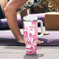 Aloha Hawaii Maui Tumbler With Handle Valley Isle Humpback Whale White LT14 - Polynesian Pride