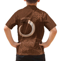 Vanuatu Indipendens Dei Hawaiian Shirt Yumi Sand Drawing Turtle Mix Lapita LT14 - Polynesian Pride