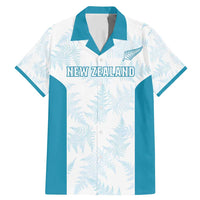 Custom New Zealand Silver Fern Football Family Matching Mermaid Dress and Hawaiian Shirt Come On All White