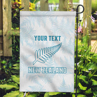 Custom New Zealand Silver Fern Football Garden Flag Come On All White