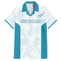 Custom New Zealand Silver Fern Football Hawaiian Shirt Come On All White