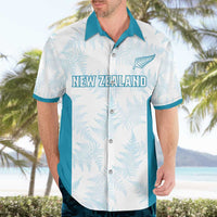 Custom New Zealand Silver Fern Football Hawaiian Shirt Come On All White