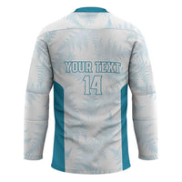 Custom New Zealand Silver Fern Football Hockey Jersey Come On All White - Polynesian Pride