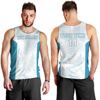 Custom New Zealand Silver Fern Football Men Tank Top Come On All White