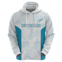 Custom New Zealand Silver Fern Football Zip Hoodie Come On All White