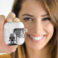 Custom Aotearoa Football AirPods Case NZ Maori Tiki Go Champions LT14 - Polynesian Pride